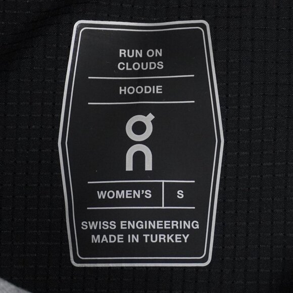On Running Relaxed Fit Hoodie in Heather Grey - Women's Size Small (NWT) - Picture 6 of 12
